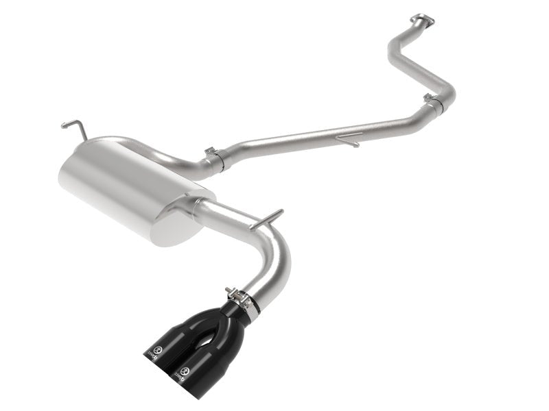 aFe POWER Takeda 2in to 2 - 1 304 SS Cat - Back Exhaust w/ Black Tips 11 - 17 Lexus CT200h 1.8L - My Store