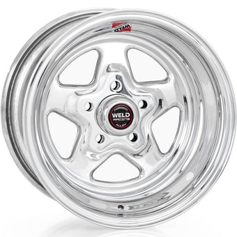 compare product Weld ProStar 15x15 / 5x4.5 BP / 6.5in. BS Polished Wheel - Non-Beadlock