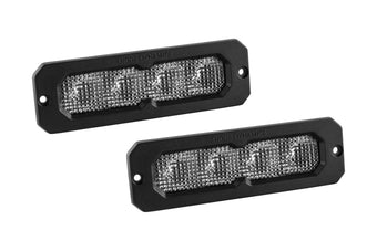 compare product Diode Dynamics SS6 Sport White Flood Flush RBL (pair) 6000K