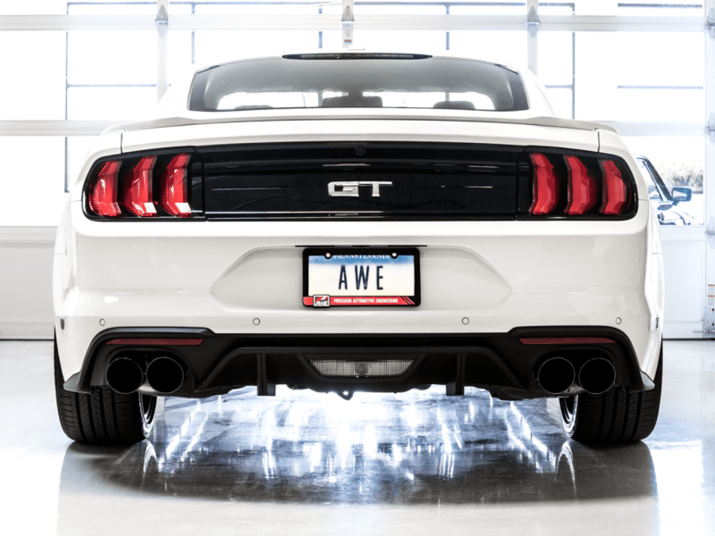 AWE Tuning 18 - 23 S550 Mustang GT SwitchPath Exhaust - Diamond Black Tips - My Store