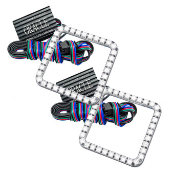 compare product Oracle Ford Ranger 04-05 LED Fog Halo Kit - ColorSHIFT