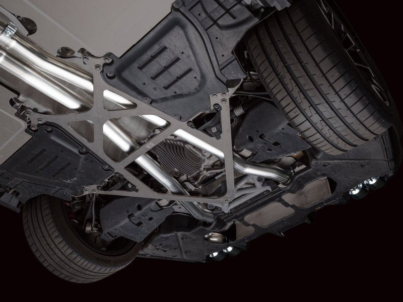 AWE Tuning BMW G90/G99 M5 Track Edition Cat - Back Exhaust - Chrome Silver Tips - My Store