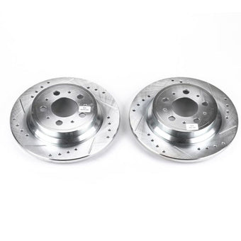 compare product Power Stop 01-09 Volvo S60 Rear Evolution Drilled & Slotted Rotors - Pair