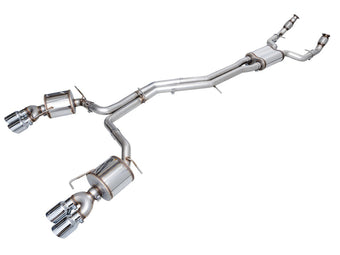 compare product AWE Tuning 19-23 Audi C8 S6/S7 2.9T V6 AWD Touring Edition Exhaust - Chrome Silver Tips
