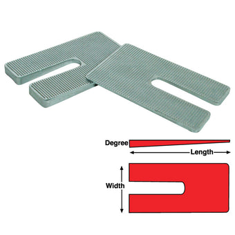 compare product SPC Performance ZINC SHIMS 3.5x6.25x1.5 deg.