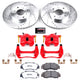 Power Stop 93 - 96 Honda Prelude Front Z26 Street Warrior Brake Kit w/Calipers - My Store