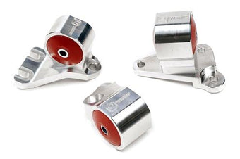 compare product Innovative 96-00 Civic B/D Series Silver Aluminum Mounts 75A Bushings (2 Bolt)
